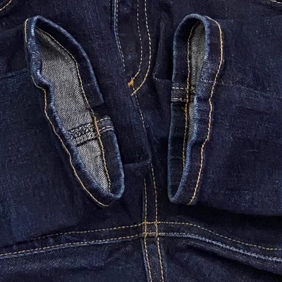 Rag and Bone High Rise Skinny Jean Dark Blue Wash Stretch 25 - Picture 14 of 16